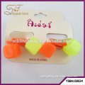 Wholesale children's accessory elastic hair tie with colorful square bead